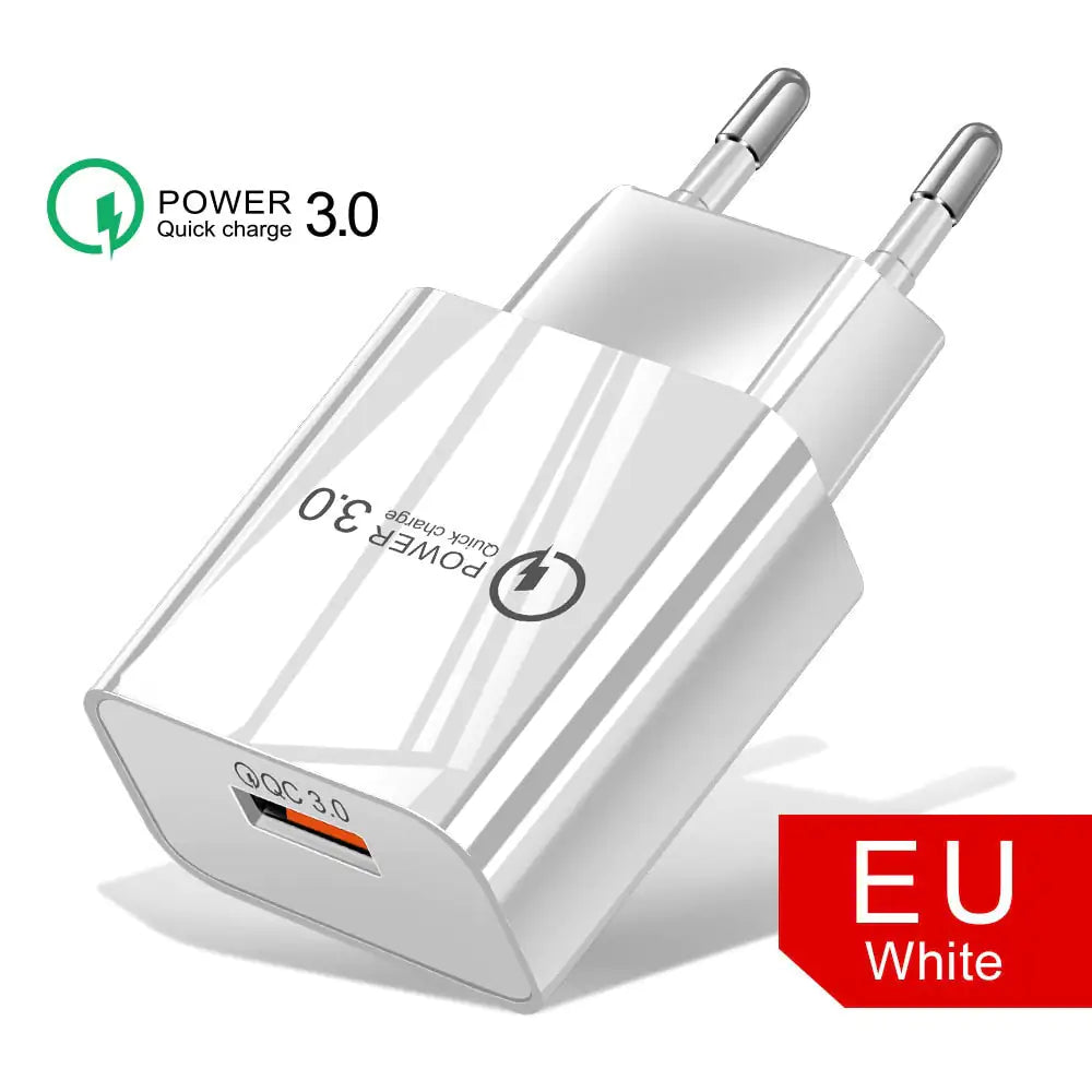 ¡Libera una carga ultrarrápida con el cargador USB RapidCharge 18W3A Q