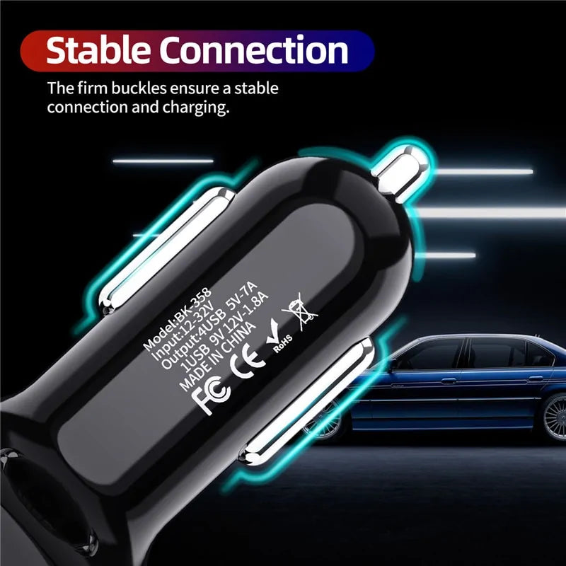 ¡Mejora tu viaje con el cargador de coche USB dual TurboCharge!