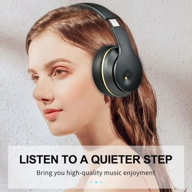 Experiencia Auditiva Perfecta: Audífonos Bluetooth Plegables con Cancelación Activa de Ruido (ANC)