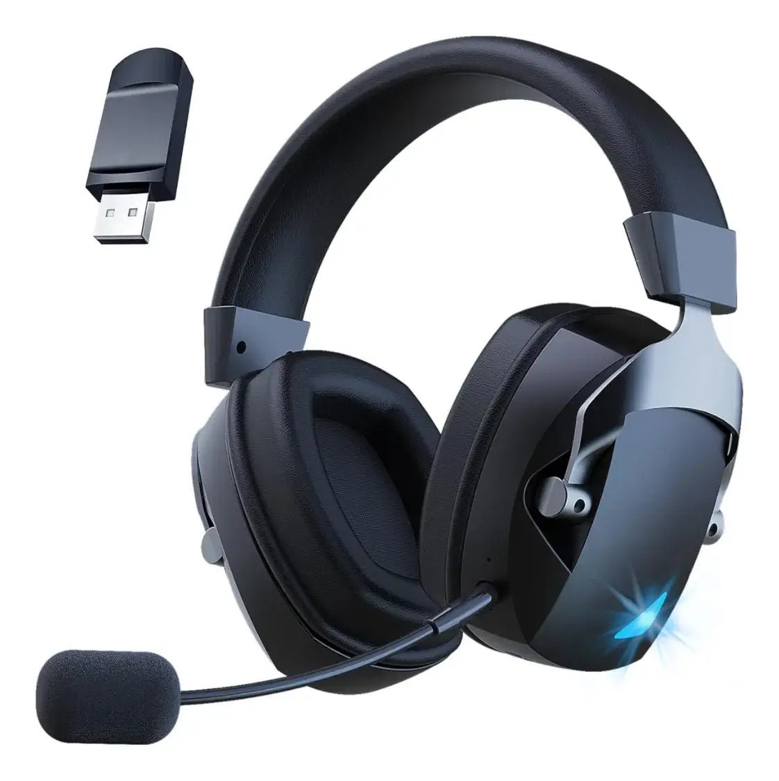 Audifonos Diadema Gamer BL100 PRO | 2.4 GHz, Bluetooth y Cable 3.5 mm - TechAura