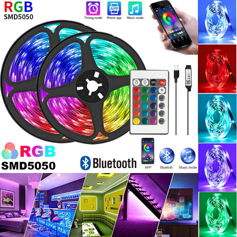 Luces LED RGB Impermeables: Ilumina con Estilo y Color