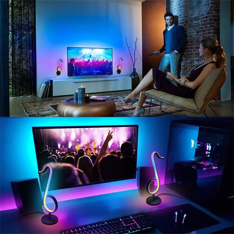 Lámpara Nota Musical: La Revolución en Decoración Interactiva