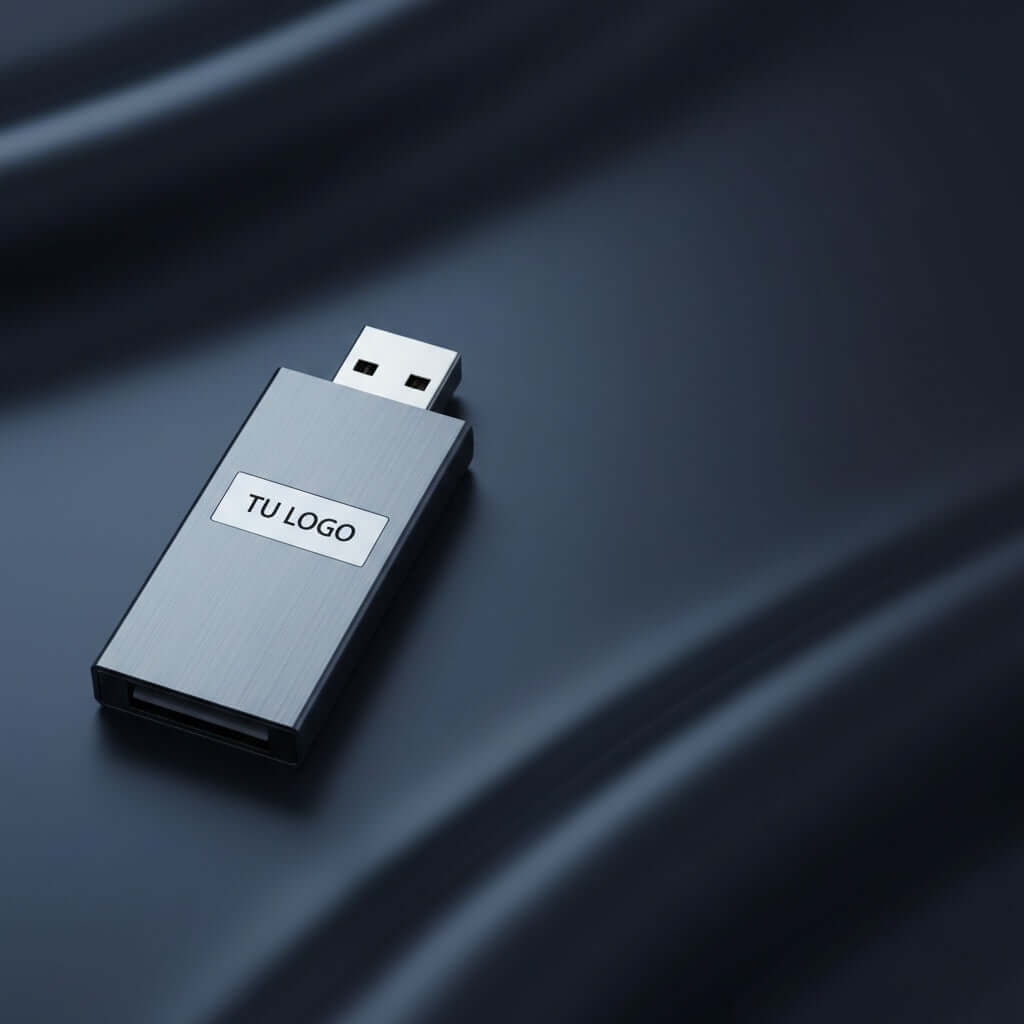 Memorias USB Personalizadas con Logo | Producción Rápida - TechAura