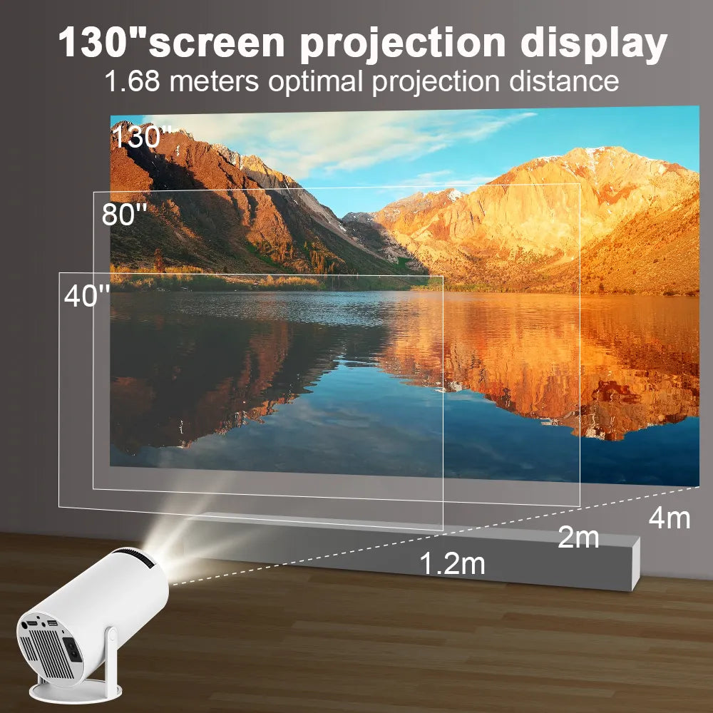 Proyector 4K con Android 11: Claridad Visual y Versatilidad Inigualabl