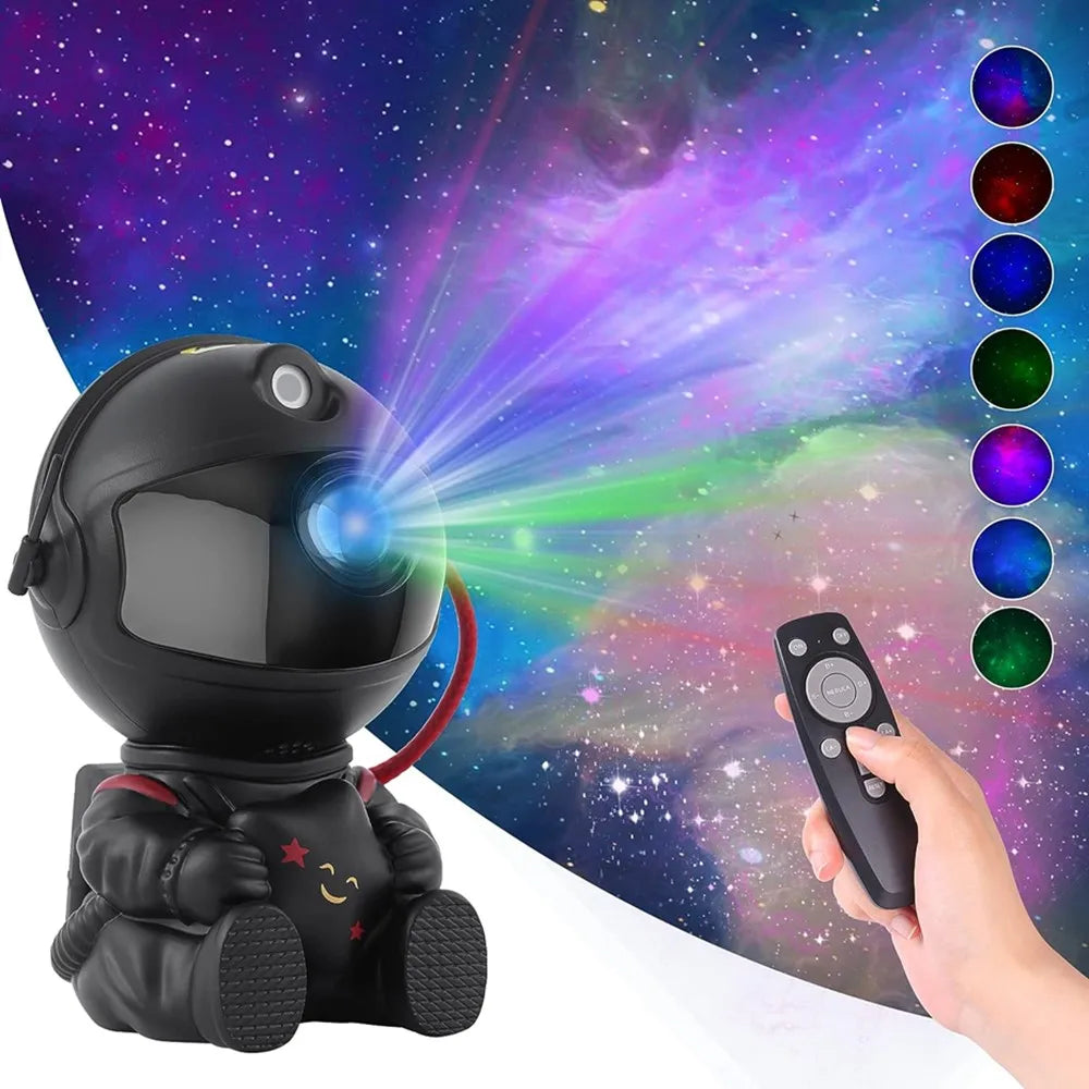 Proyector Astronauta de Luz Nocturna: Viaja al Cosmos desde tu Habitac