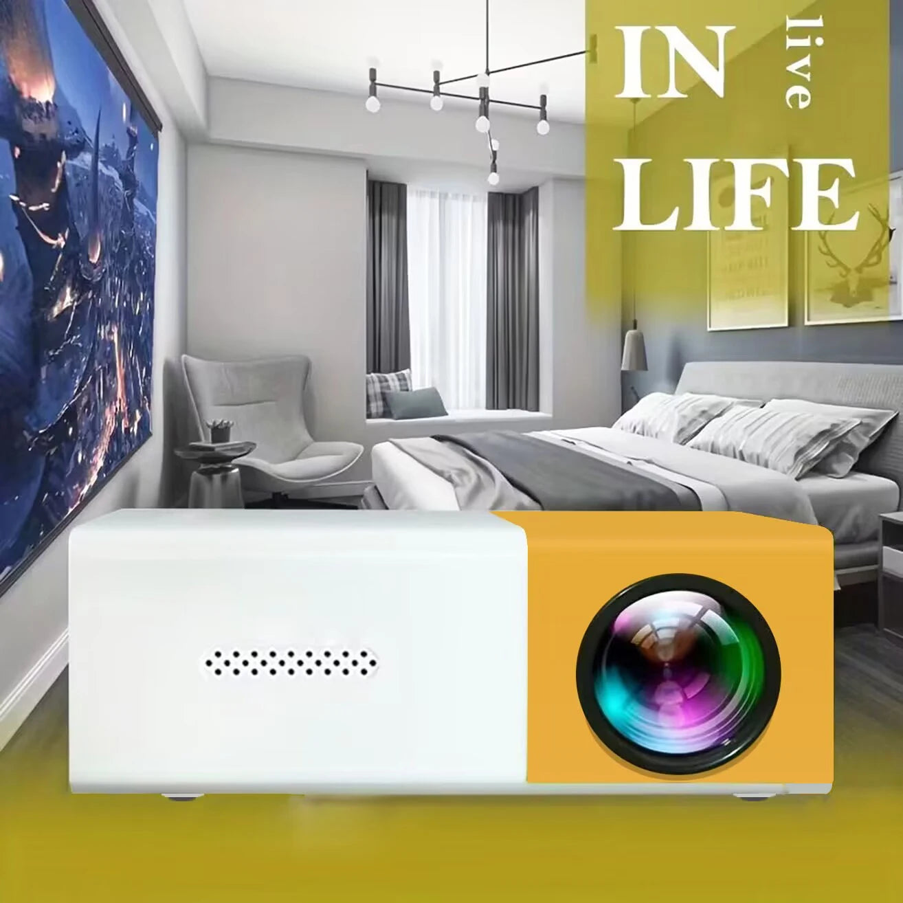 Proyector LED Portátil: Entretenimiento Inmersivo en Cualquier Lugar