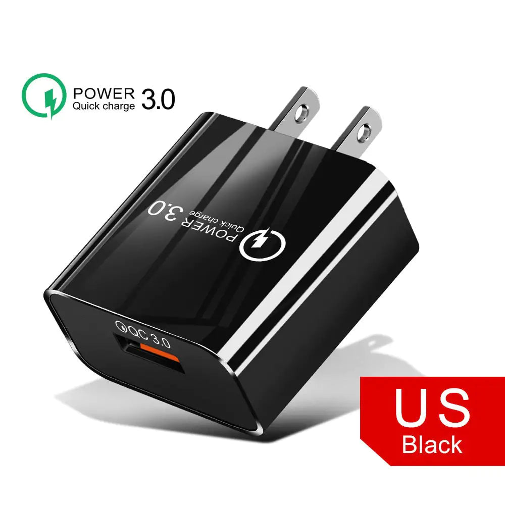 ¡Libera una carga ultrarrápida con el cargador USB RapidCharge 18W3A Q