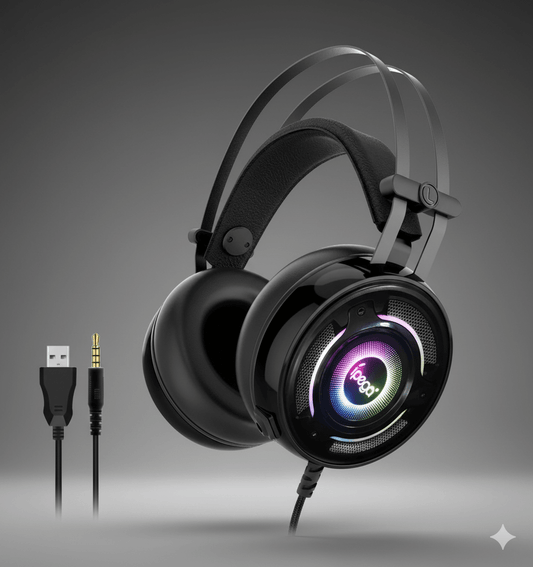 audifono gamer ipega led