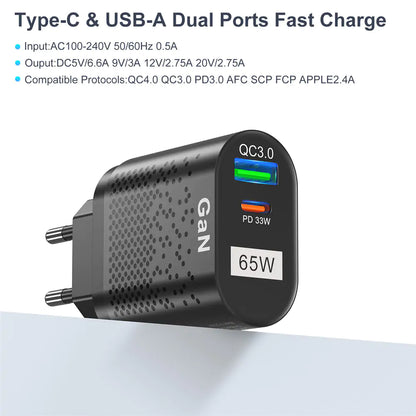Cargador rápido USB tipo C: ¡encienda sus dispositivos en un instante! ⚡🔌