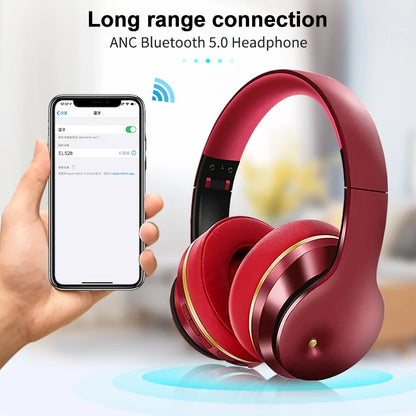 Experiencia Auditiva Perfecta: Audífonos Bluetooth Plegables con Cancelación Activa de Ruido (ANC)