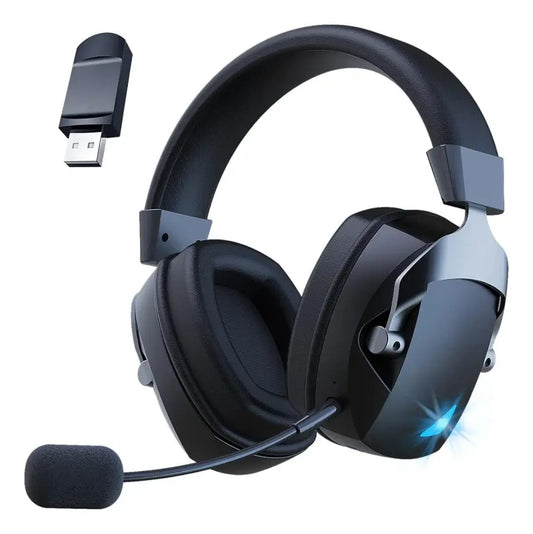 Audifonos Diadema Gamer BL100 PRO | 2.4 GHz, Bluetooth y Cable 3.5 mm - TechAura