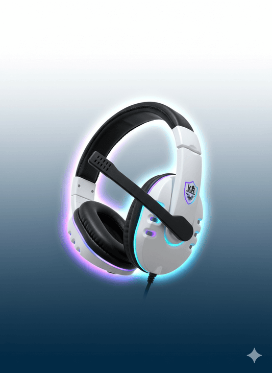 Diadema Gamer KRPS5 RGB PS5 PC | 3.5 mm + USB | PS5/PC - TechAura