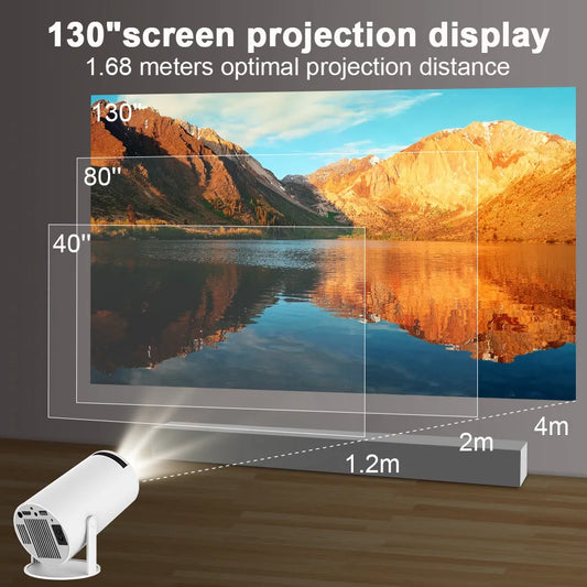Proyector 4K con Android 11: Claridad Visual y Versatilidad Inigualabl