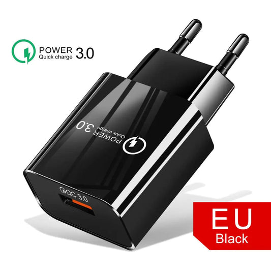 ¡Libera una carga ultrarrápida con el cargador USB RapidCharge 18W3A Q