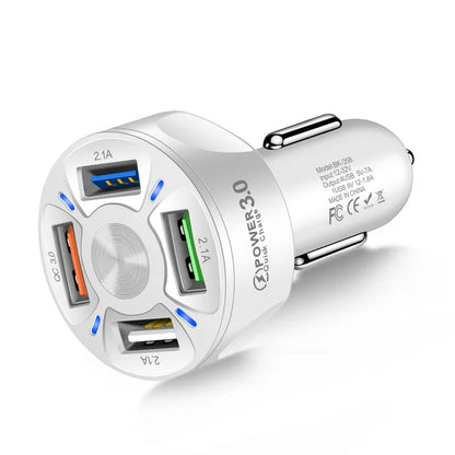 ¡Mejora tu viaje con el cargador de coche USB dual TurboCharge!