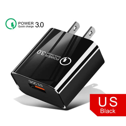 ¡Libera una carga ultrarrápida con el cargador USB RapidCharge 18W3A Q